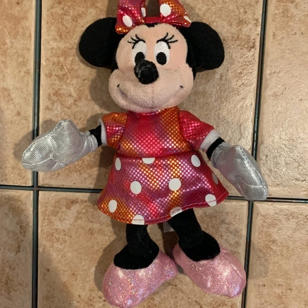 Ty Beanie Baby Sparkle Minnie Mouse 8